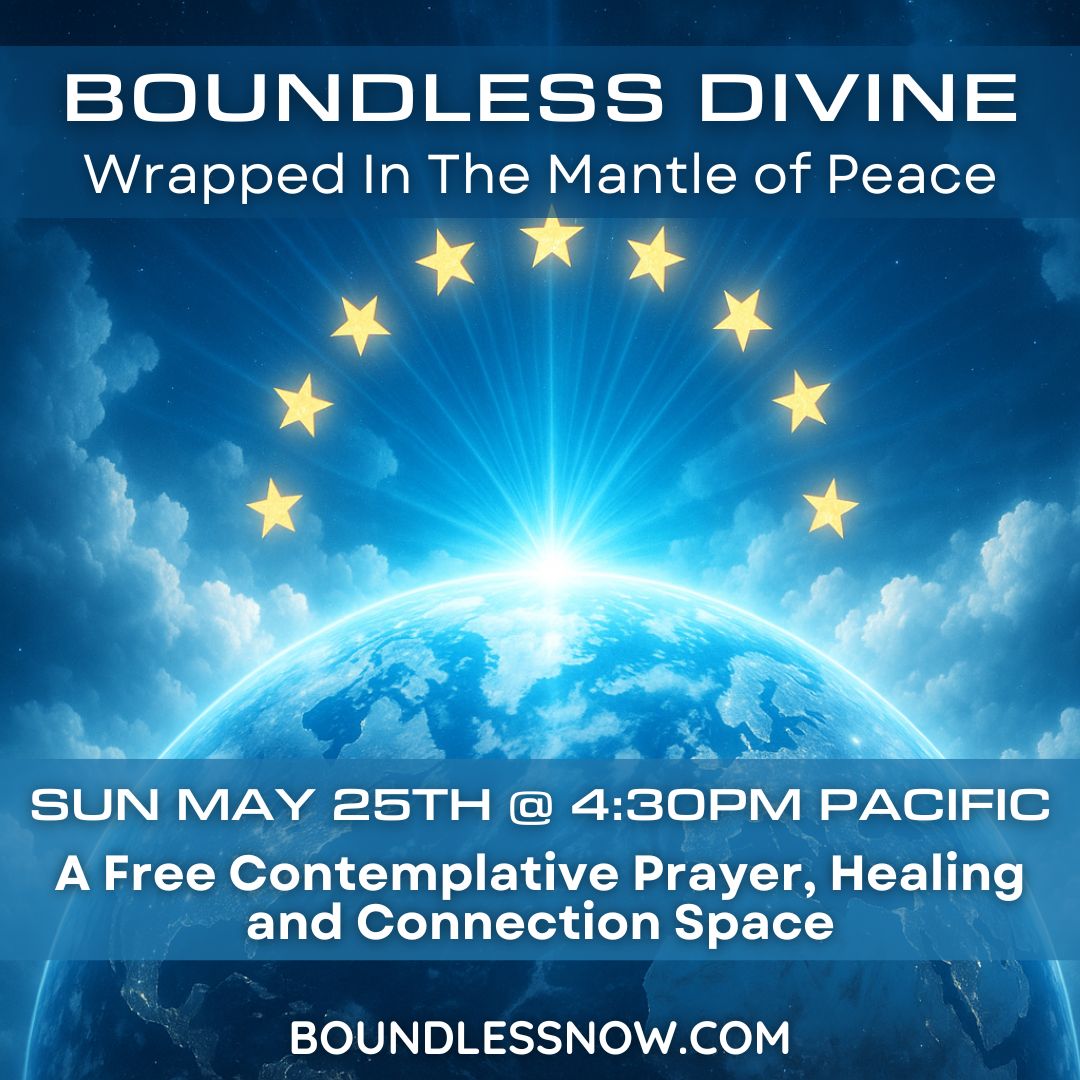 Boundless Divine mantle of peace